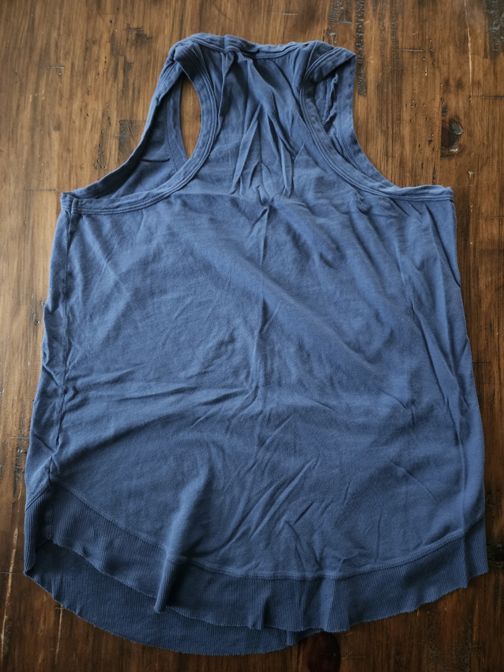 Bobi Blue Racerback Tank Top - Picture 5 of 5